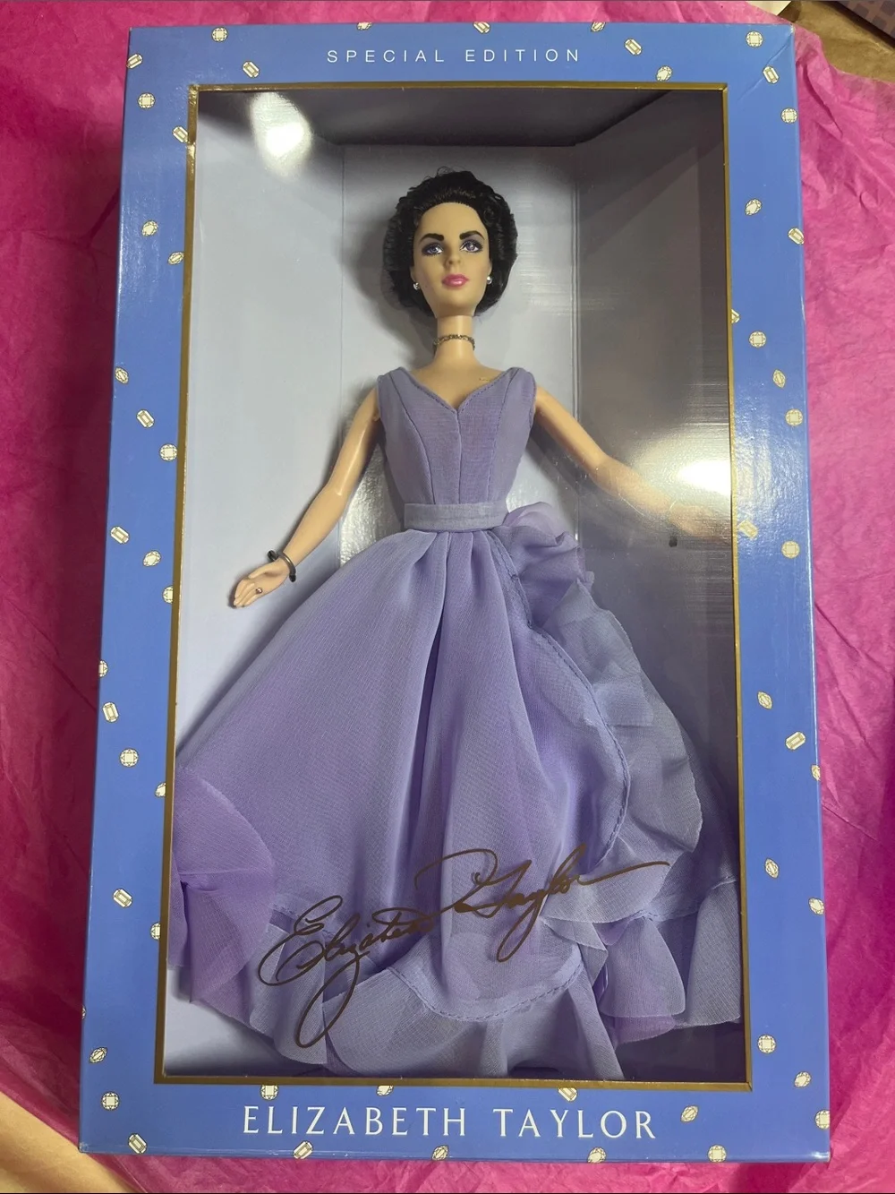 2000 Special Edition Elizabeth Taylor White Diamonds Barbie Doll NRFB